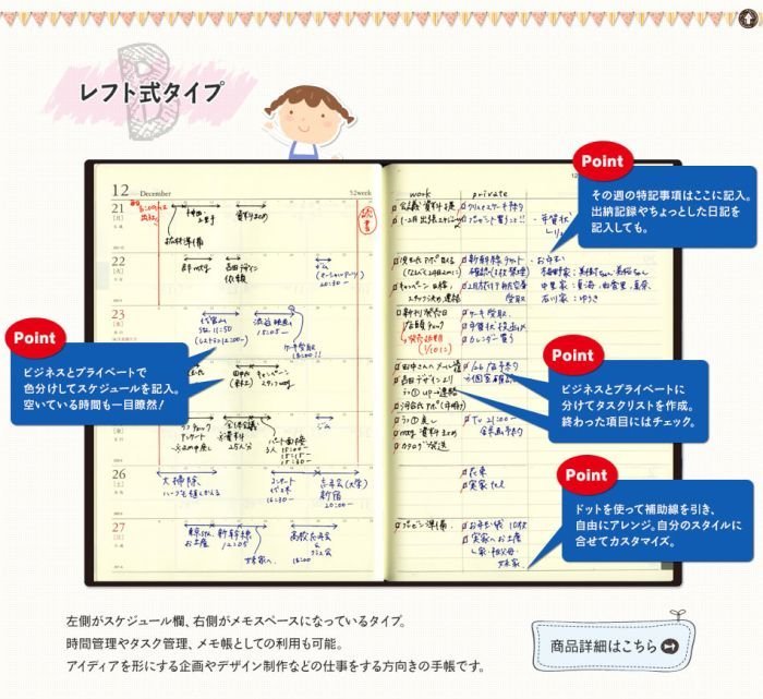 ニコパポータル 手帳 レフト式