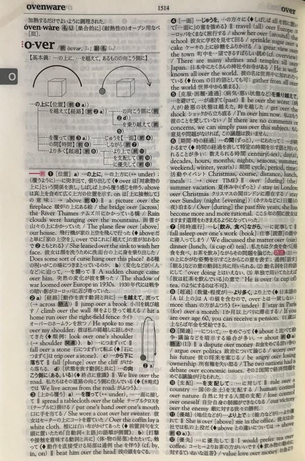 ジーニアス英和辞典 紙面見本