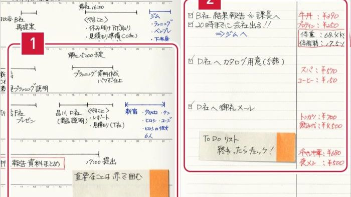 手帳の書き方や使い方のお手本を 能率手帳と高橋書店のホームページから学ぶ 画像付 まなびの情報室