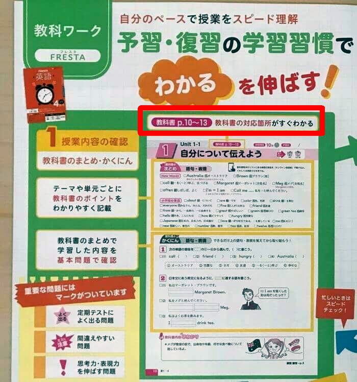 中学ポピー 教科書対応の説明