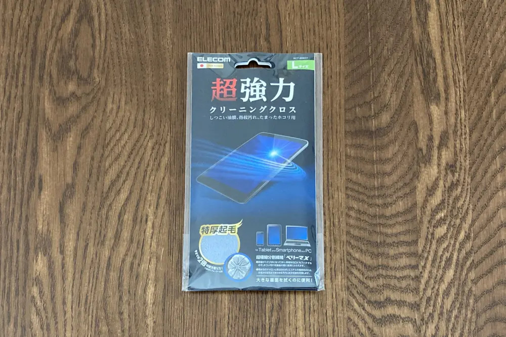 エレコム クリーニングクロス KCT-008GYのパッケージの表