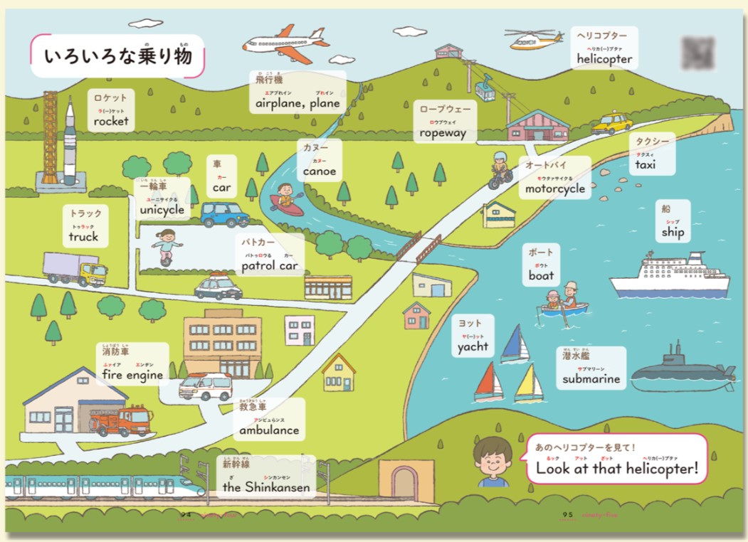 小学生のための聞ける！話せる！英語辞典の紙面
